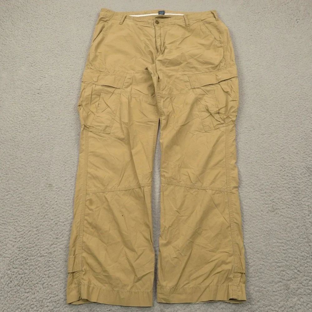 VTG Polo Ralph Lauren Pants Mens 36x32 Lightweight Paratrooper Utility Cargo Tan
